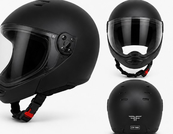 Freefall jump helmet