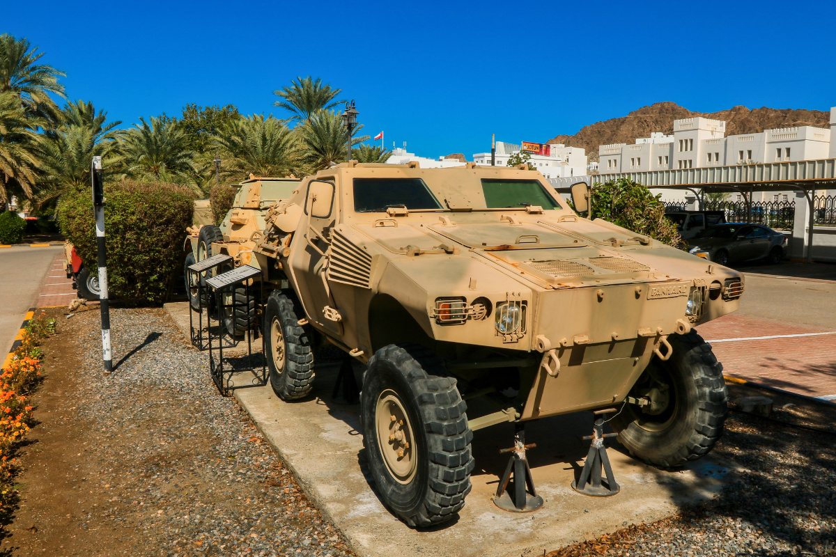 Armoured security patrol vehicle